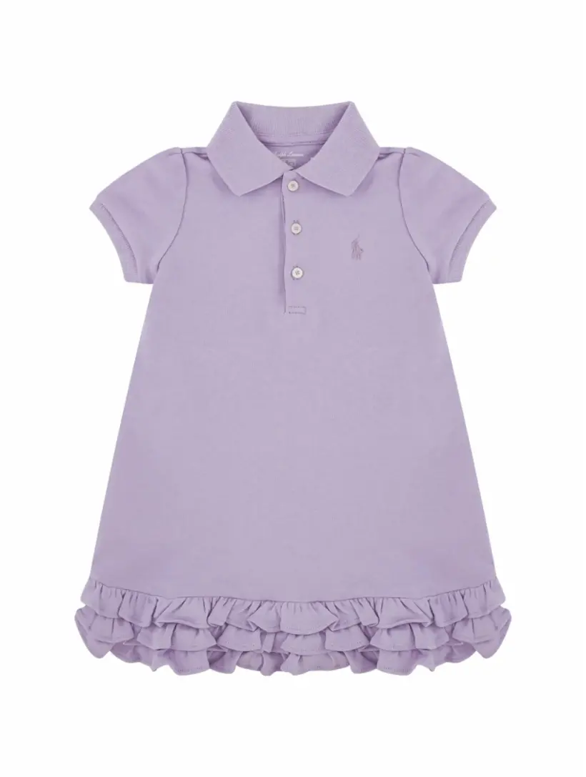

Платье-поло с логотипом Ralph Lauren, фиолетовый