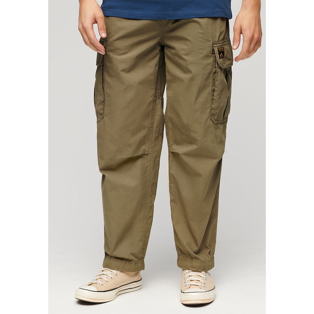 

Брюки Superdry Baggy Parachute, бежевый