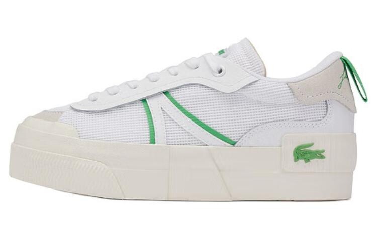 

Кроссовки LACOSTE Skateboarding Shoes Women's Low-top Off White, цвет Off White