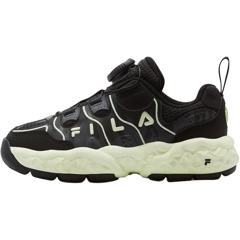 FILA KIDS Кроссовки баскетбольные низкие MUFFIN черные/салатовые детские