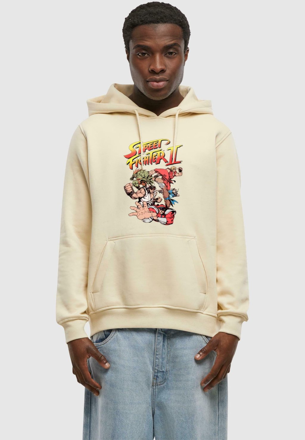 

Толстовка STREETFIGHTER 2 - GROUP GRAPHIC FITTED HEAVY - Hoodie Merchcode, песочный