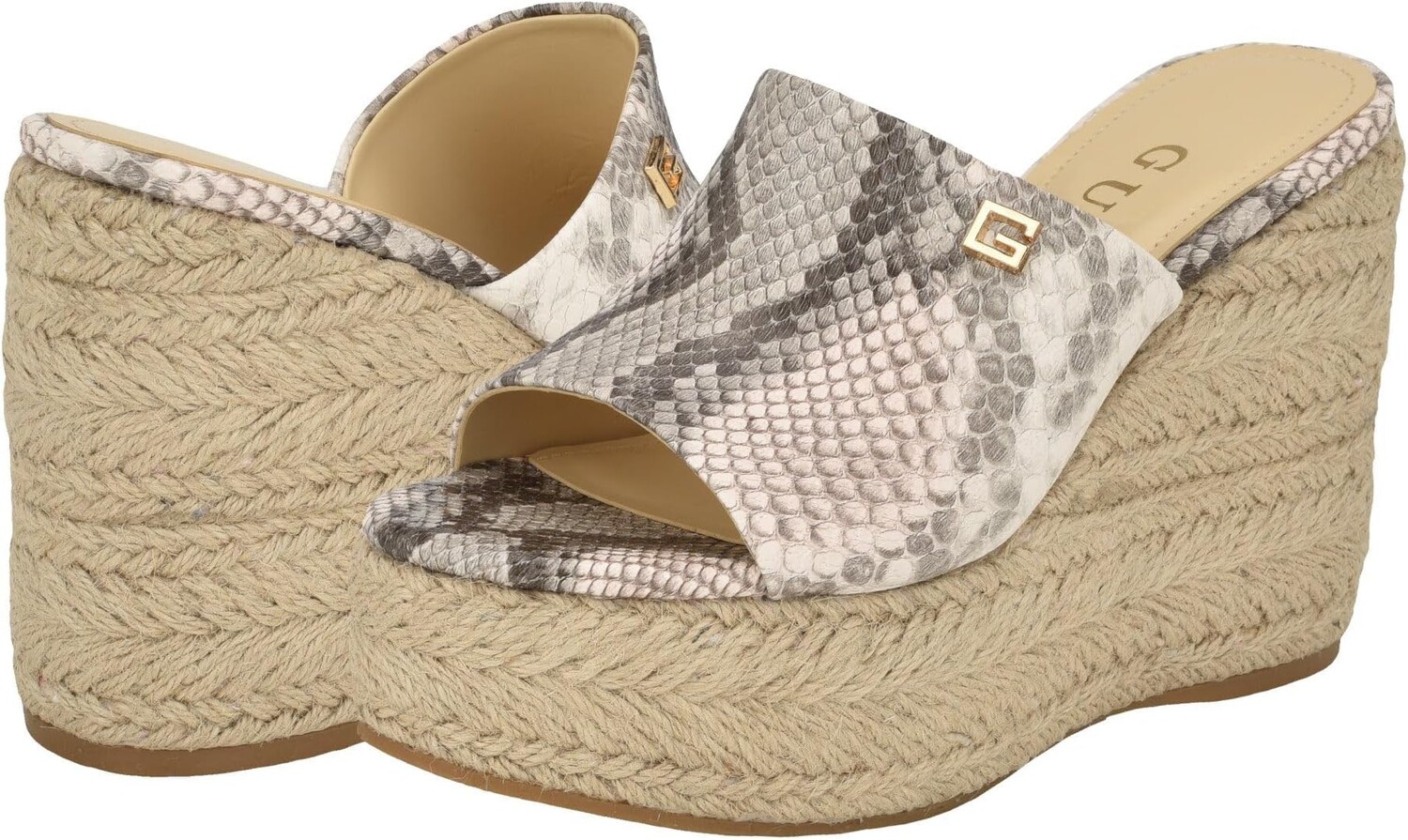 

Сандалии GUESS Evba, цвет Snake Multi