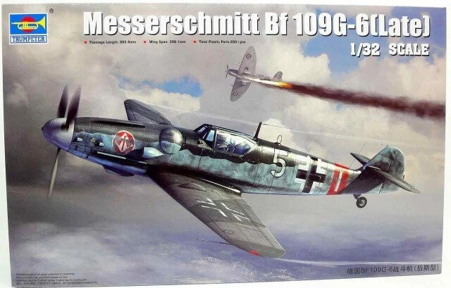 

Комплект модели Bf 109G-6 Late TRUMPETER