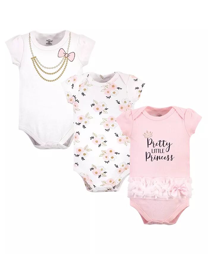

Боди для девочек Treasure Baby Cotton, 3 шт., Pretty Princess Little Treasure