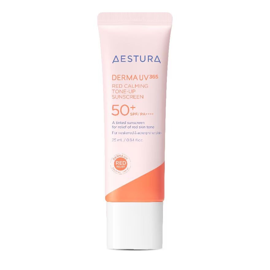 

Aestura Derma UV365 Красный успокаивающий солнцезащитный крем SPF50+/PA++++ 25 мл