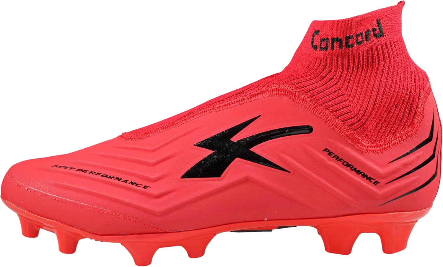 

Мужские футбольные бутсы Generic Concord без шнурков, модель S178GC, красный
