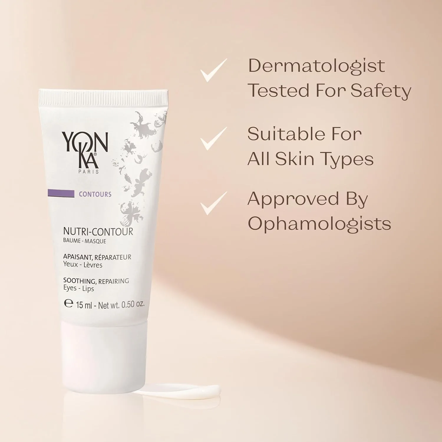 Yonka Nutri-Contour | Крем для контурирования глаз и губ с ниацинамидом | Увлажняющий уход, разглаживающий мелкие морщинки | Повышает уровень увлажнения и гладкости | 0,50 унции — фото 2