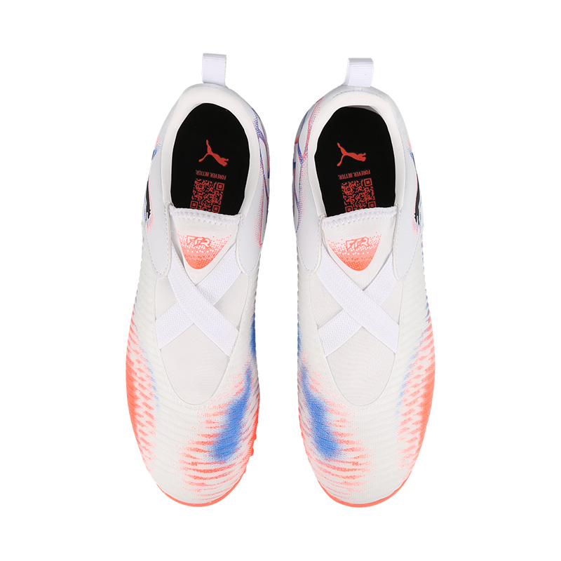 PUMA FUTURE 8 MATCH низкие детские футбольные бутсы белый red подростки — фото 2