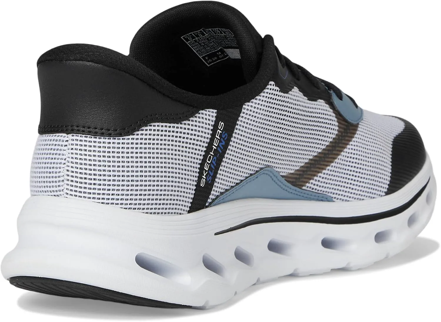 

Мужские кроссовки Skechers Hands Free Slip-ins Go Walk Glide-Step 2.0 - Zac, белый/черный