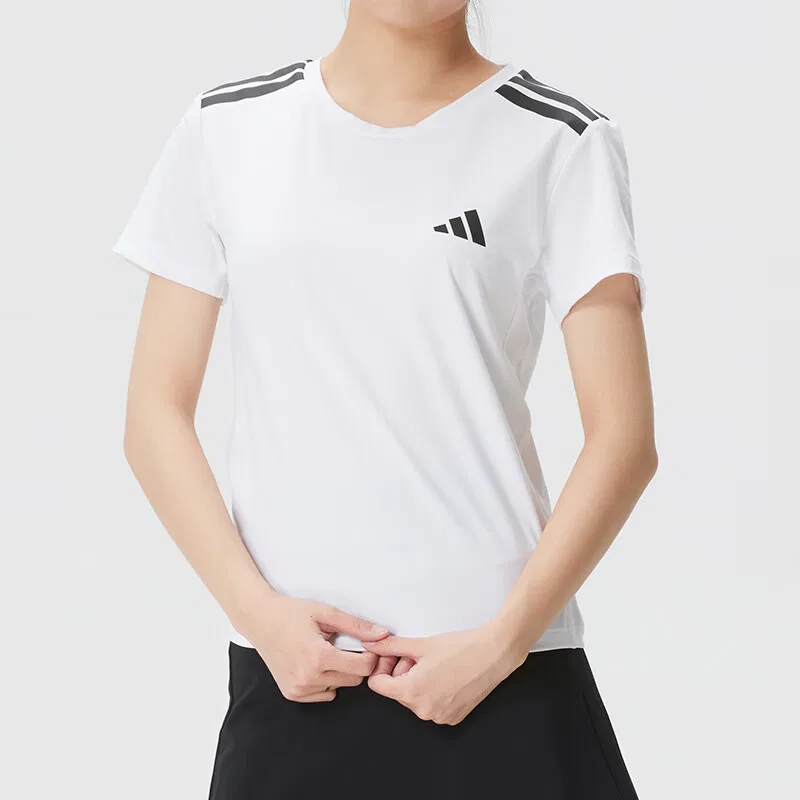 Футболка женская Quick Dry Adidas, White — фото 4