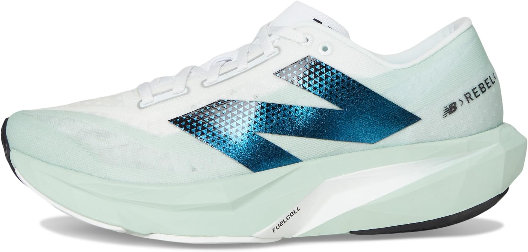 Кроссовки New Balance FuelCell Rebel v4, цвет Clay Ash/White/Black — фото 4