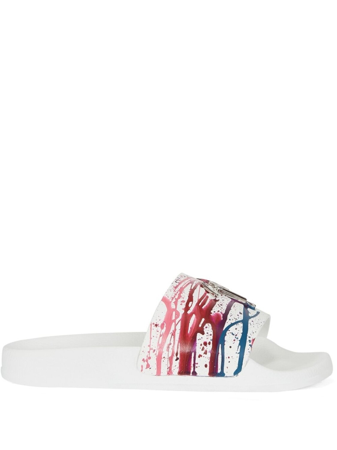

Giuseppe Zanotti шлепанцы Brett с логотипом, белый