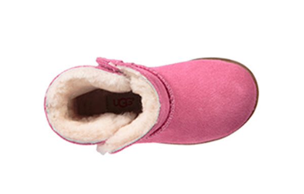 Зимние ботинки Keelan с подкладкой из флиса на липучке, розовые Ugg, розовый — фото 3