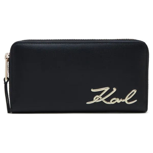 

Кошельки k/signature с добавлением кожи Karl Lagerfeld, черный