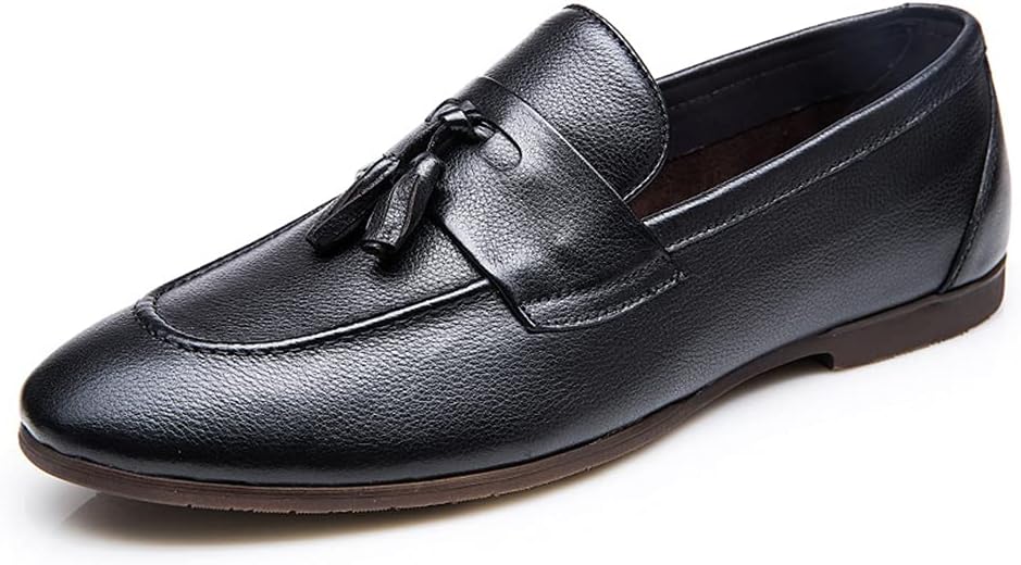 

Мужские лоферы с кисточками, кожаная обувь для умного повседневного стиля и вождения, офисная деловая кожаная обувь, коричневые, размер 43/UK 8.5/US 9 Jlfzc