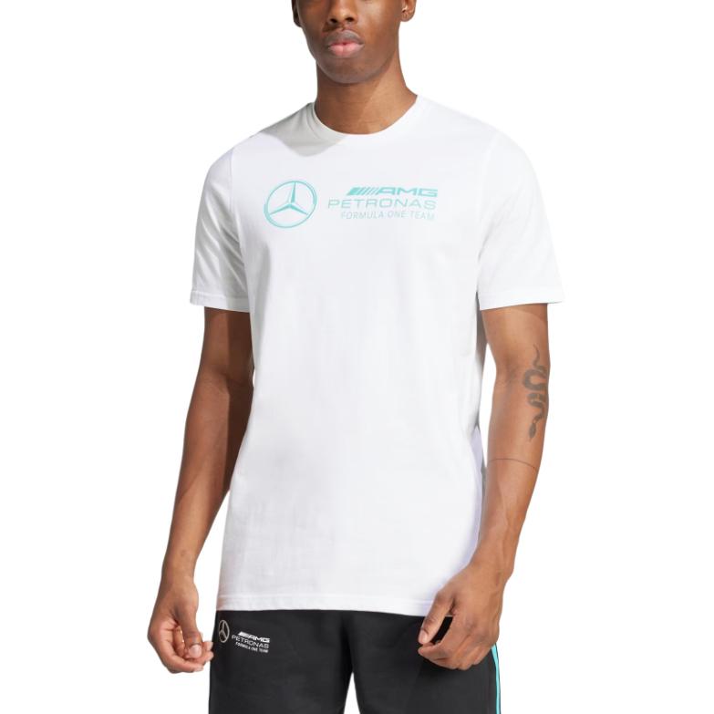 Футболка Mercedes Amg Petronas Formula Team Dna Graphic Adidas, белый — фото 3