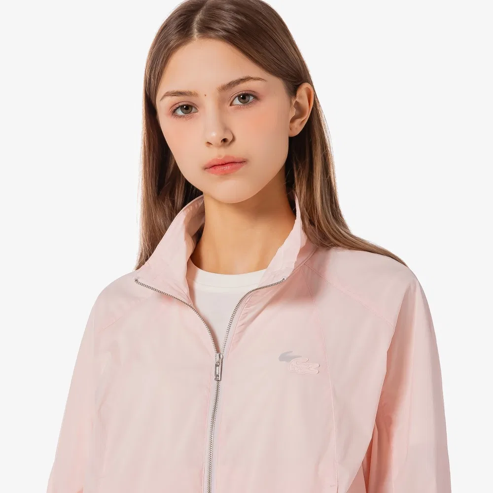Ветровка Lacoste Летняя Укороченная, Светло-розовая — фото 2