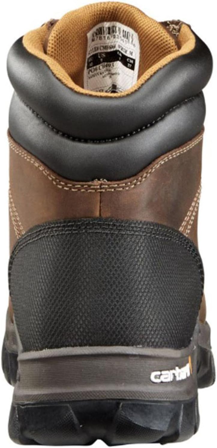 Рабочие ботинки Carhartt Footwear CMF6066 коричневого цвета Work-Flex высотой 6 дюймов, Brown Oil Tanned Leather — фото 4