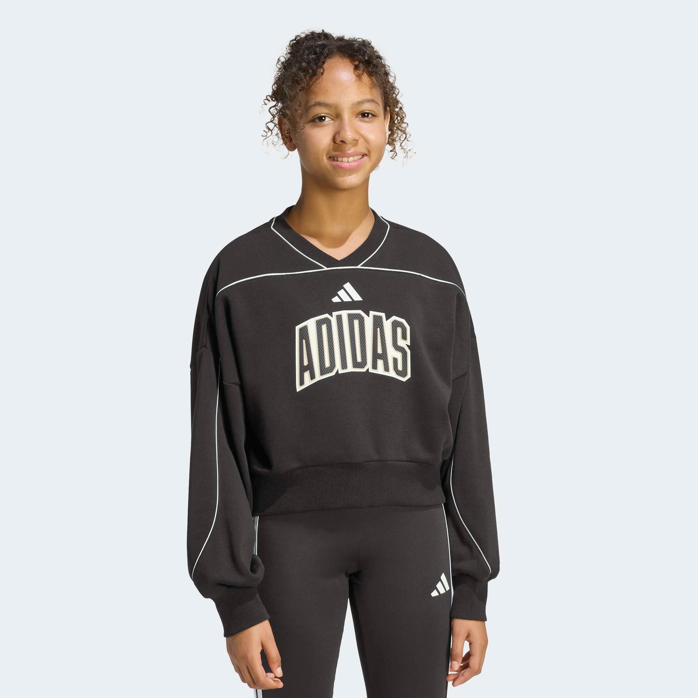 Adidas Sportswear Спортивная толстовка в черном цвете — фото 3