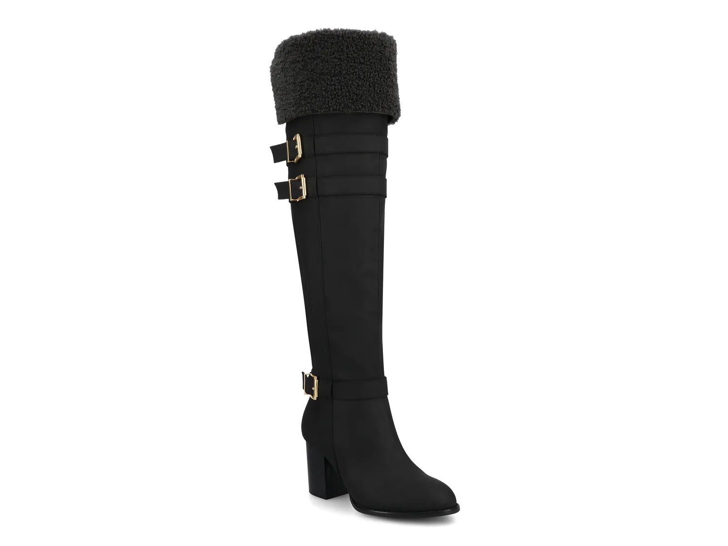 Ботинки Journee Alyza Over-the-Knee Boot, черный
