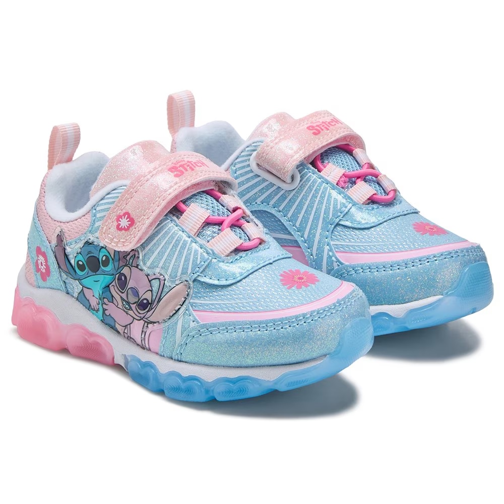 

Детские светящиеся кроссовки Stitch для малышей/маленьких детей, pink/blue