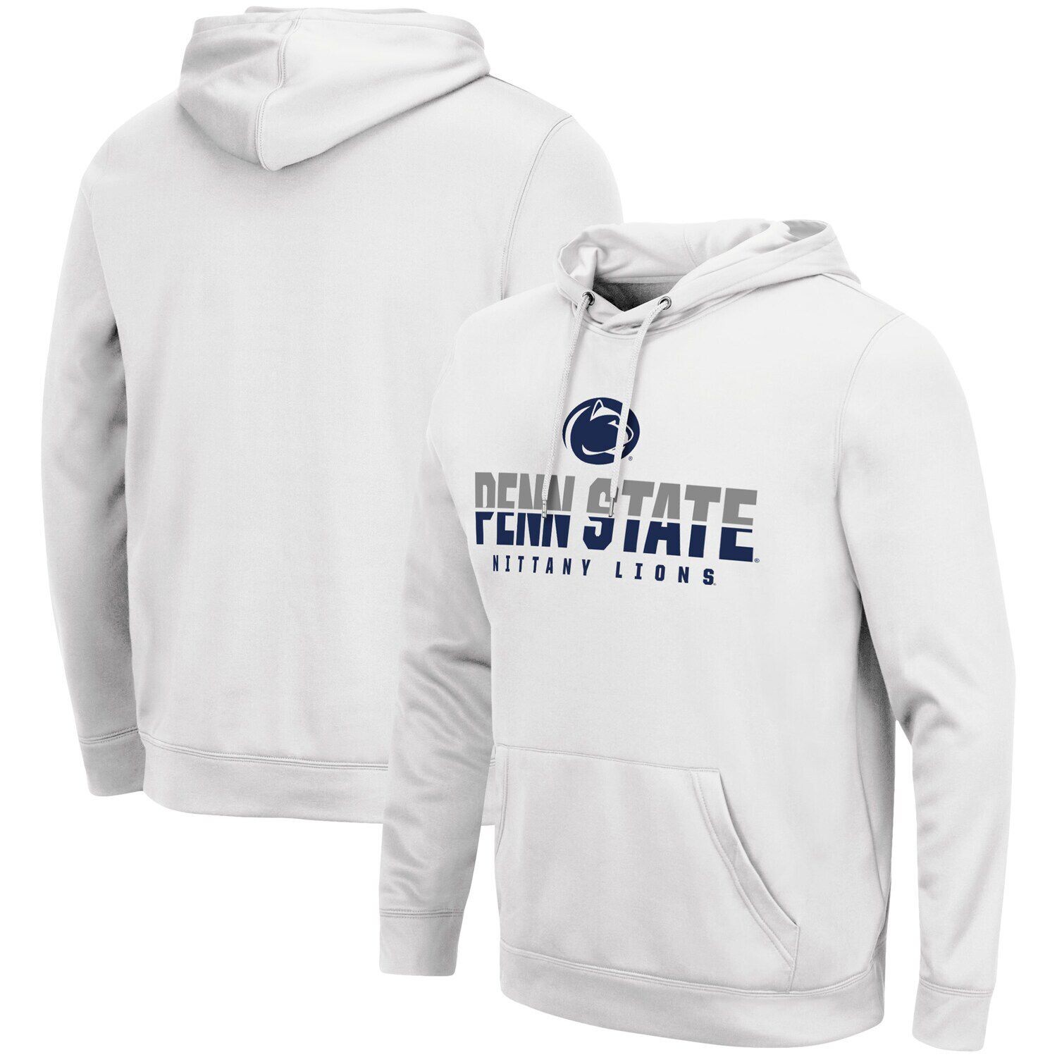 

Мужской белый пуловер с капюшоном Penn State Nittany Lions Lantern Colosseum