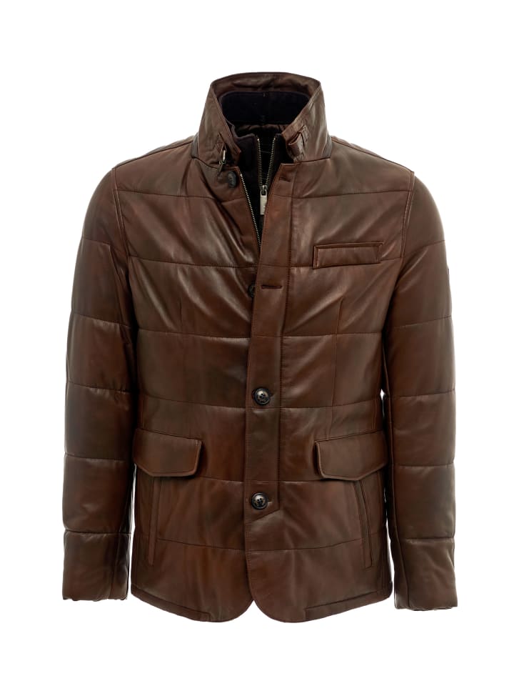 

Кожаная куртка Pierre Cardin Lederjacke, коричневый