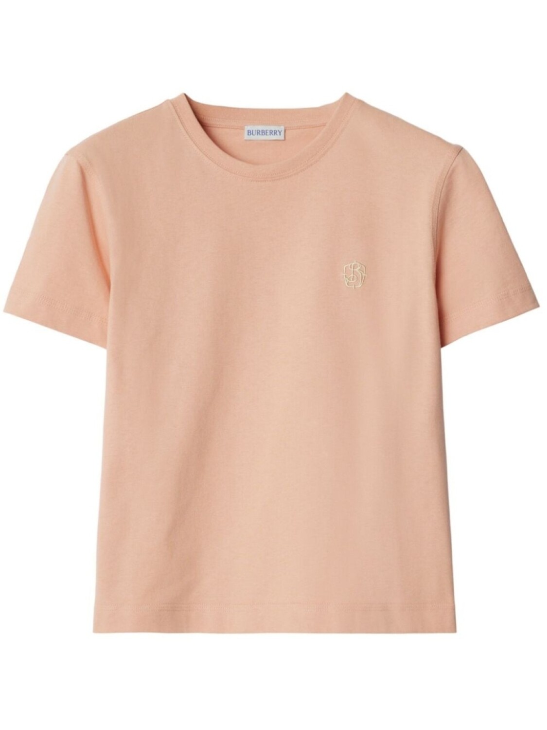 

Burberry футболка Boxy, розовый