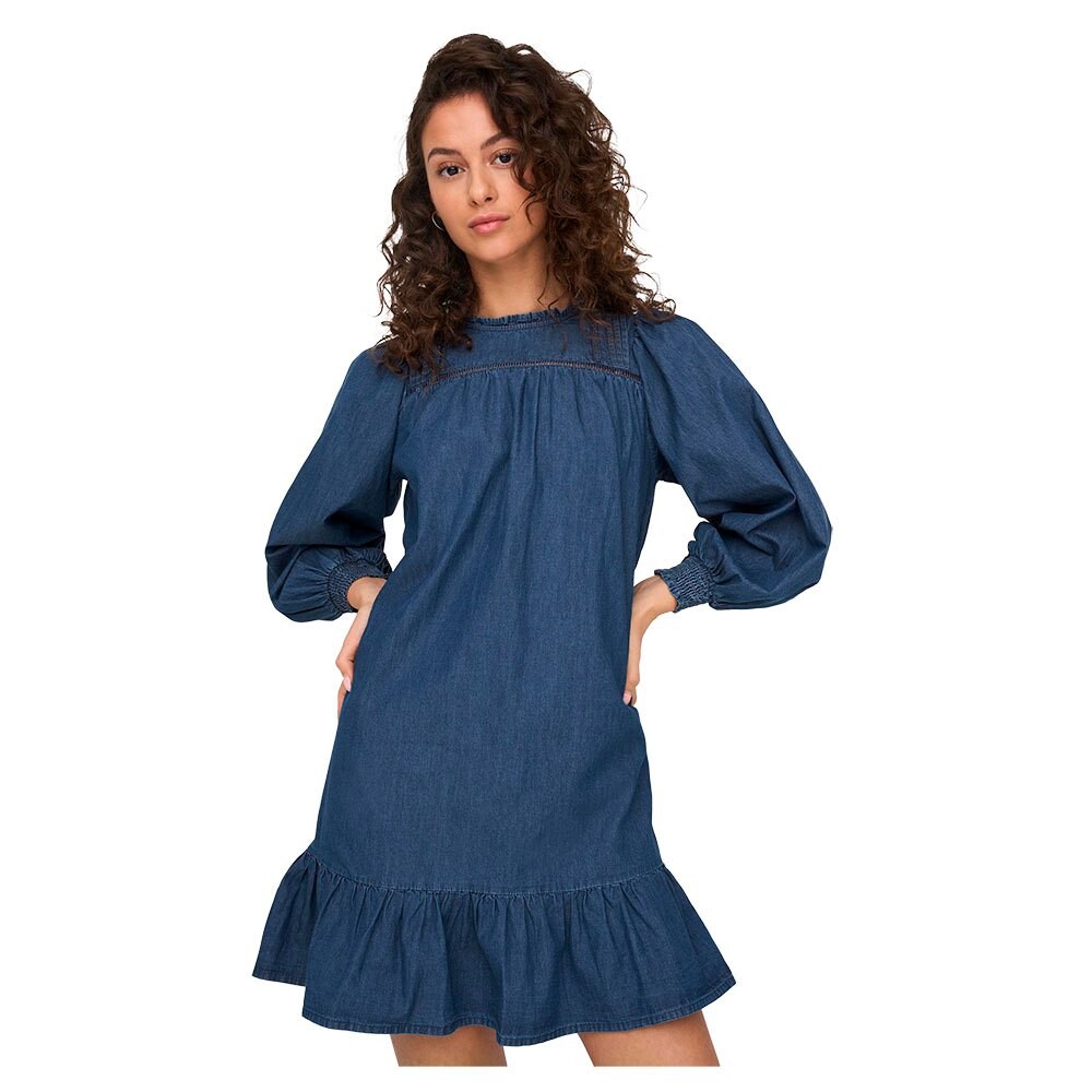 

Платье с длинным рукавом Only Alaia, синий
