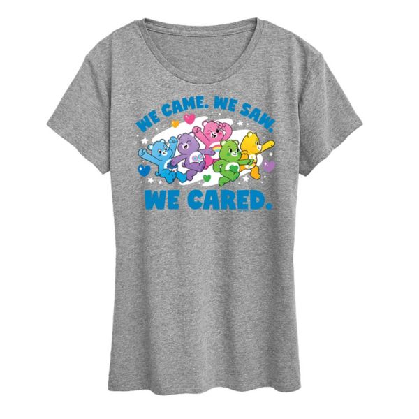 

Футболка женская Care Bears "Пришли, увидели" с принтом Licensed Character, серый