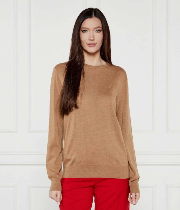 

Шерстяной свитер Loose fit Polo Ralph Lauren, коричневый
