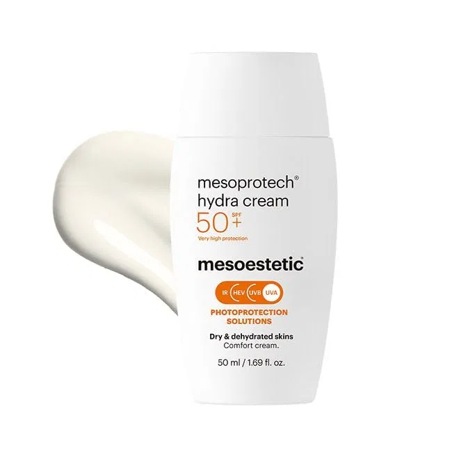 Солнцезащитный крем для лица «Mesoprotech Hydra Cream 50+» от Mesoestetic, 50 мл Mesoestetic
