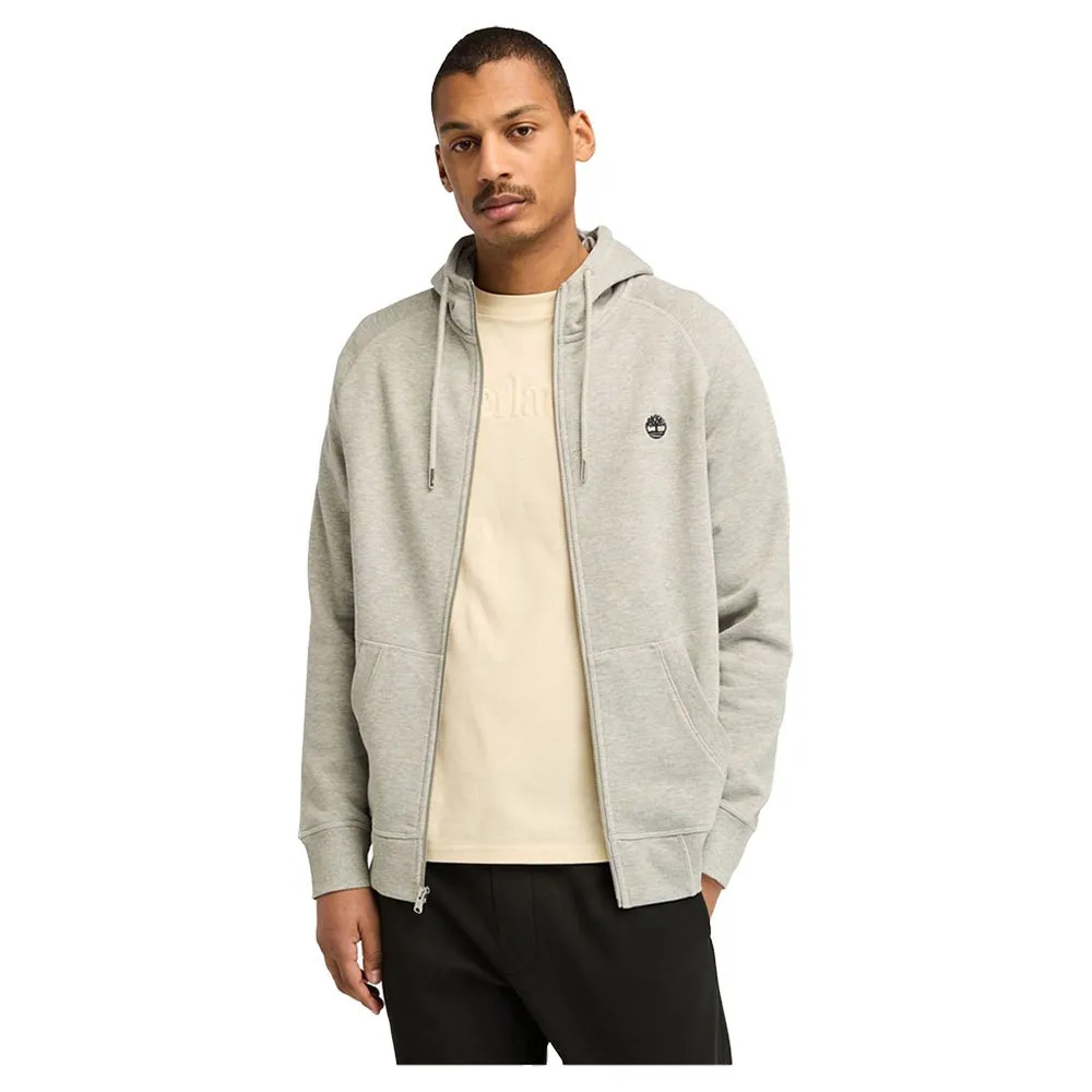

Толстовка Timberland Exeter River Brushed Back full zip, серый