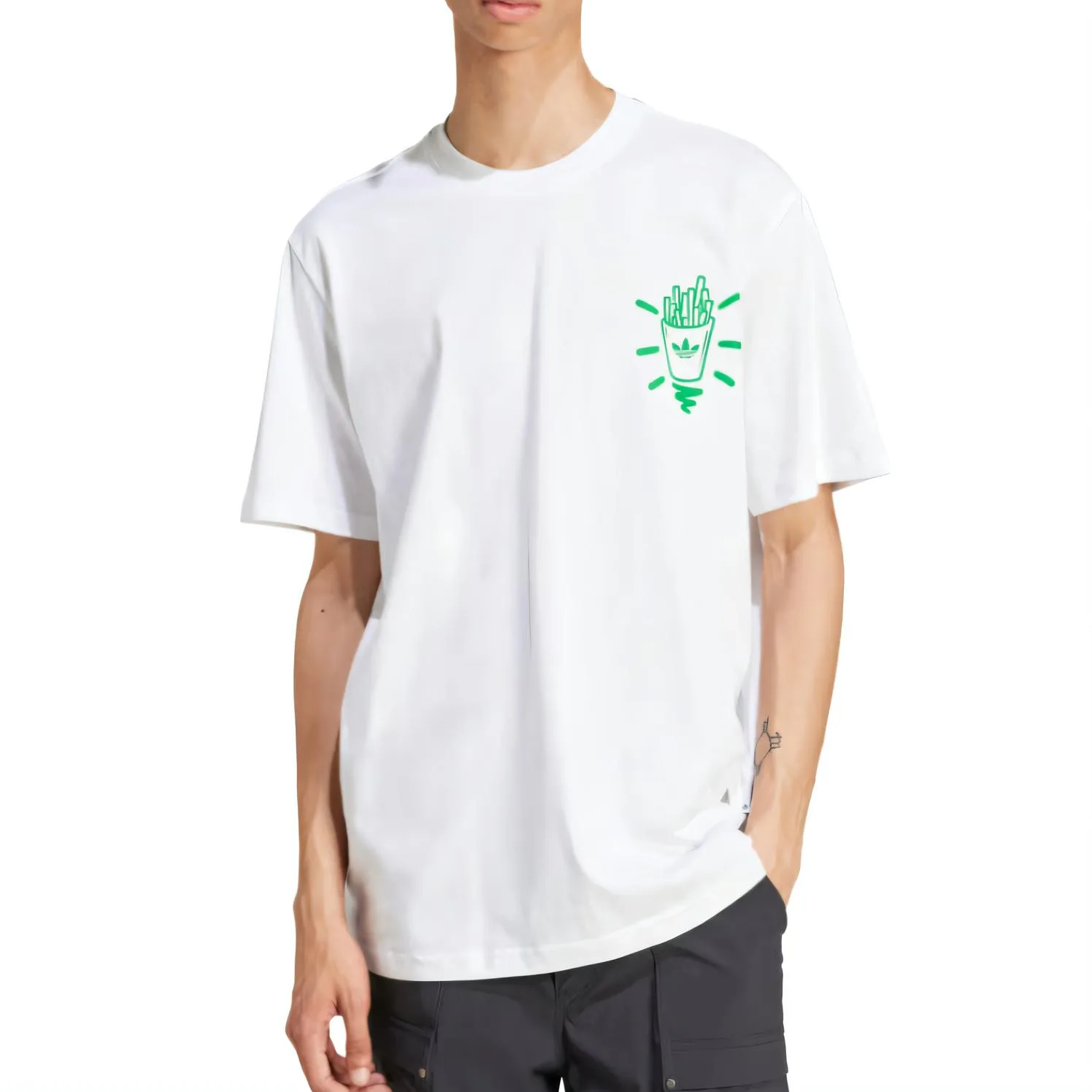 Футболка Adidas Logo Adidas Originals, белый — фото 4