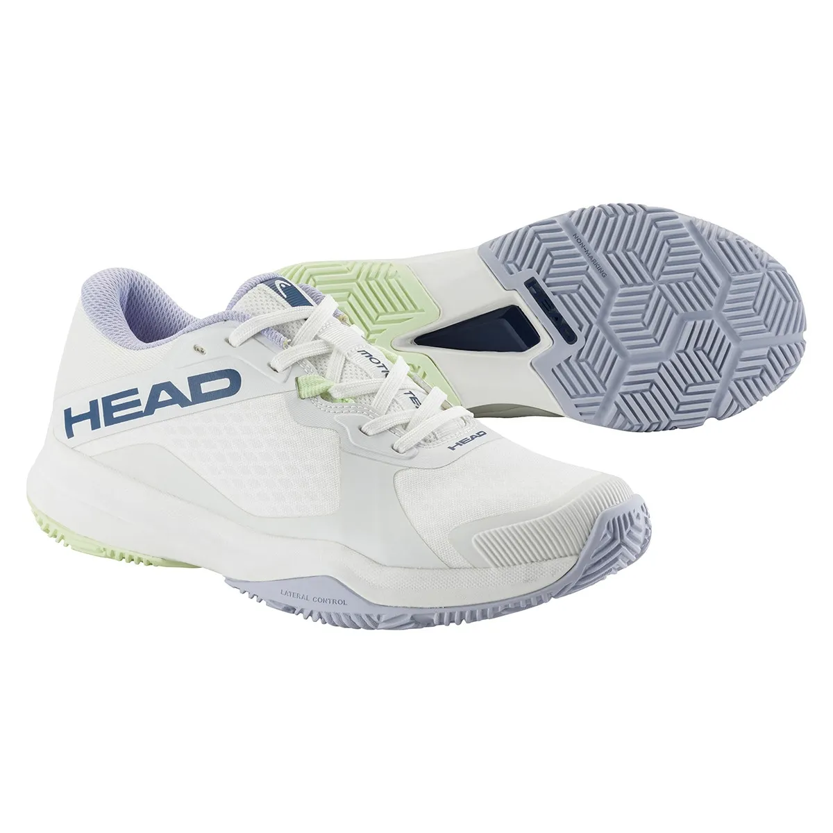 Женские кроссовки для паддла Motion Team Padel Head, белый/лиловый — фото 2