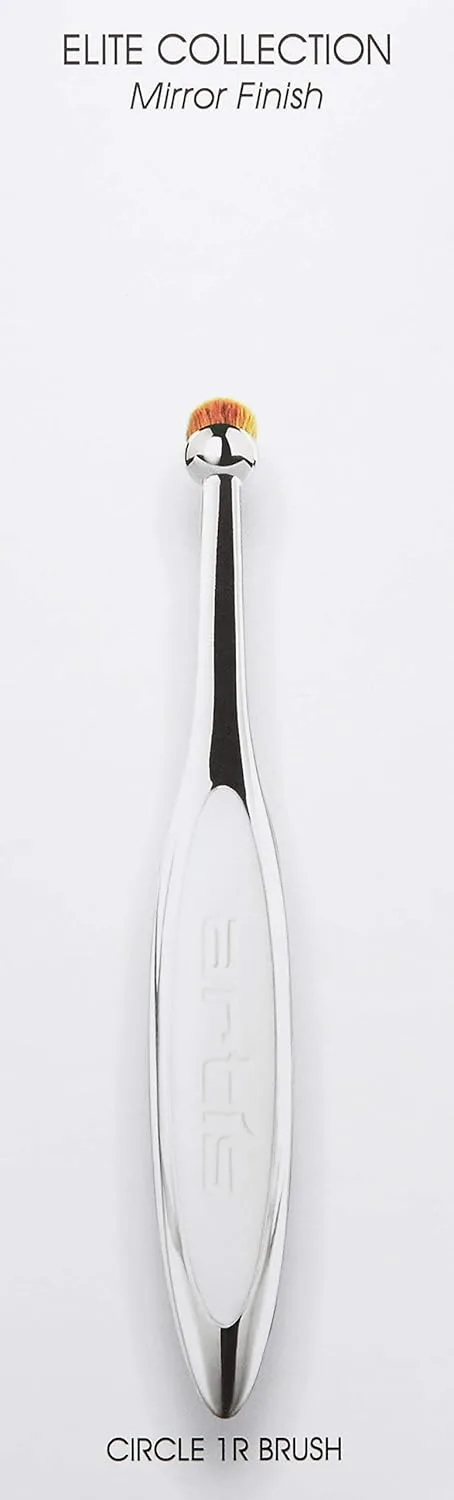 Кисть для макияжа Artis Elite Circle Brush 1R с зеркалом, 1 шт., Mirror Handle — фото 2