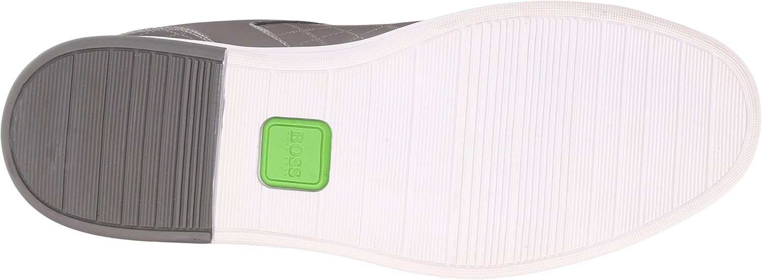 Мужские модные кроссовки BOSS Green от Hugo Boss с узором Ray Check, серый — фото 4