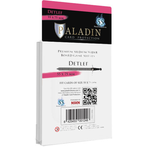 

Карточная игра Paladin Sleeves Paladin Board Game Sleeves: Detlef (55)