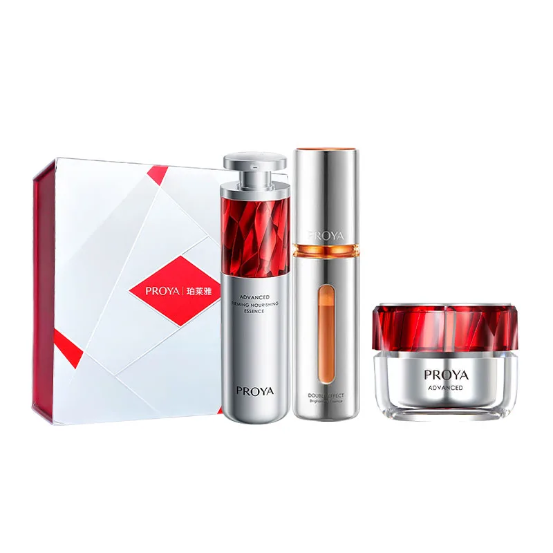 PROYA Набор для ухода за кожей Rubies Refreshing And Radiant, подтягивающий, увлажняющий, уменьшающий морщины, новогодний подарок, Box+120ml Ruby Water+30ml Serums — фото 2
