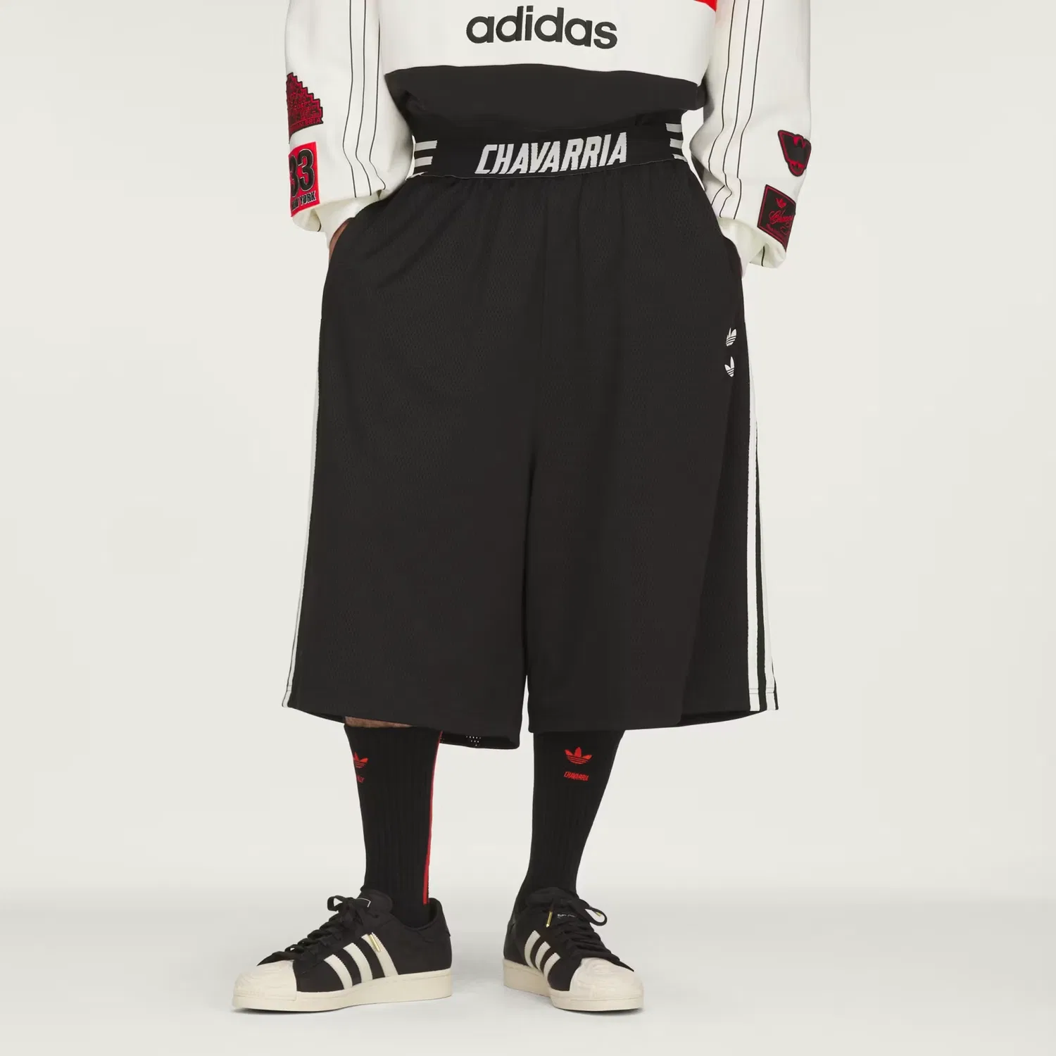 Шорты повседневные Mesh Short Adidas Originals x Willy Chavarria черные