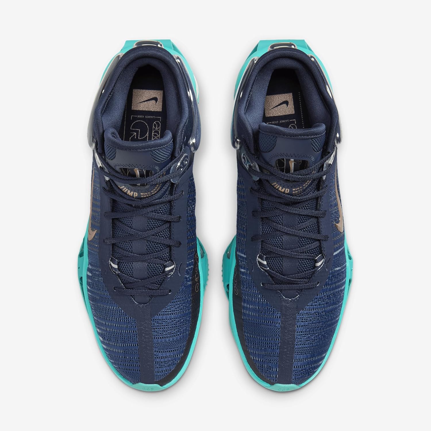 Мужские кроссовки Nike Air Zoom GT Jump 2, синий/бронзовый — фото 4