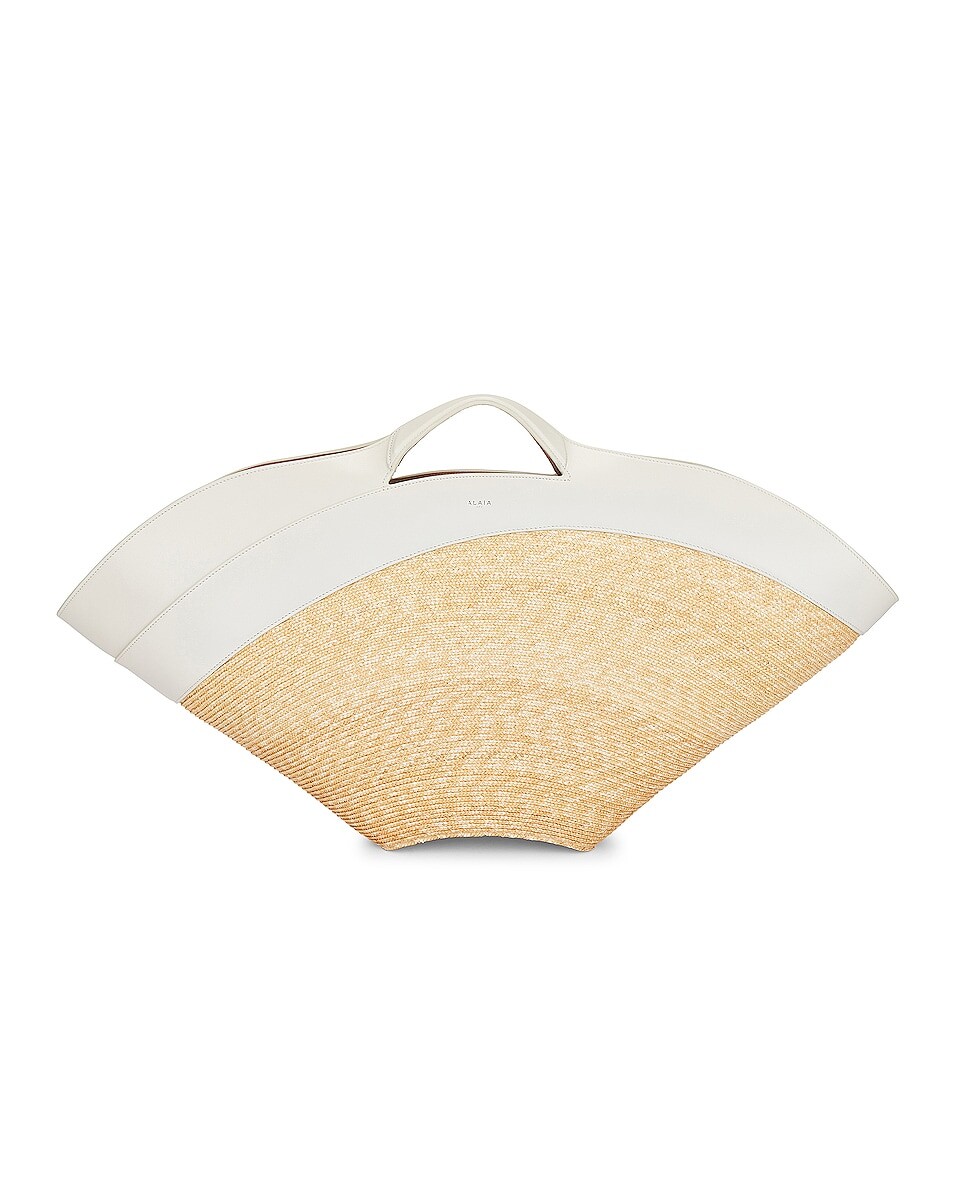 

Сумка-тоут Alaïa Large Khaima Panier, цвет Ivoire