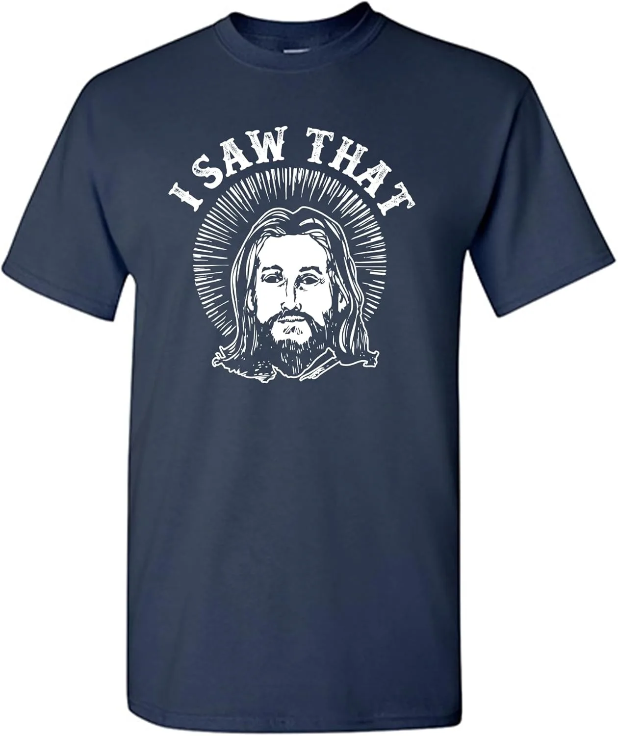 

Футболка I Saw That с юмористическим принтом Jesus Funny Feelin Good Tees