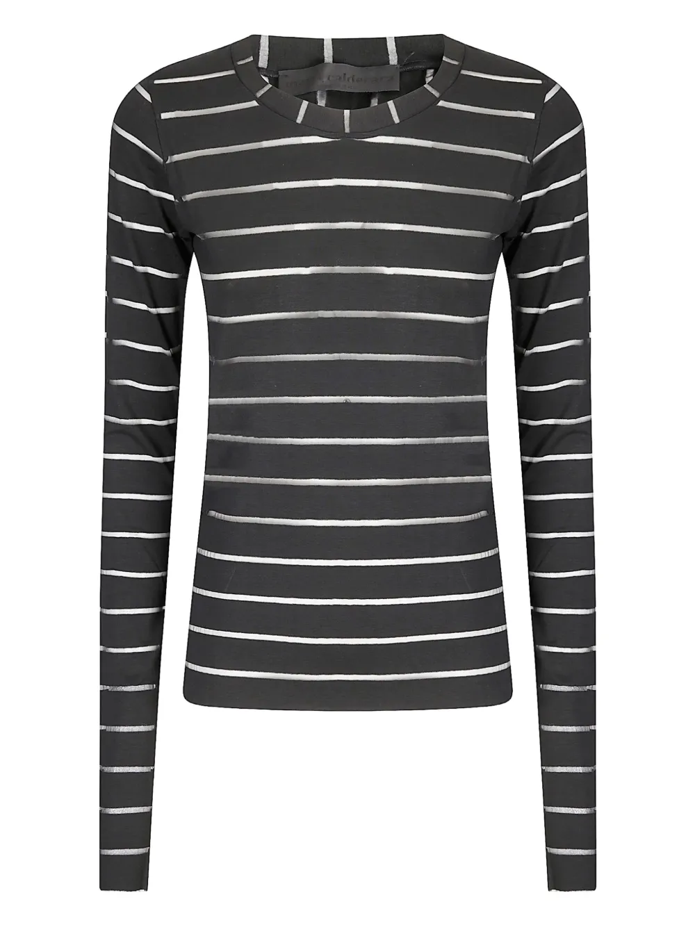 

Полосатый свитер Maria Calderara, черный