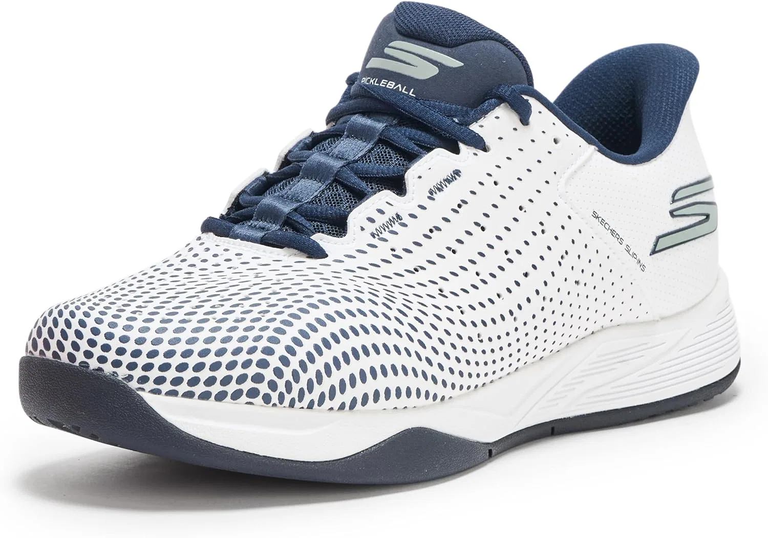 Кроссовки для пиклбола Skechers Viper Court Reload Hands Free Slip-ins, White/Navy