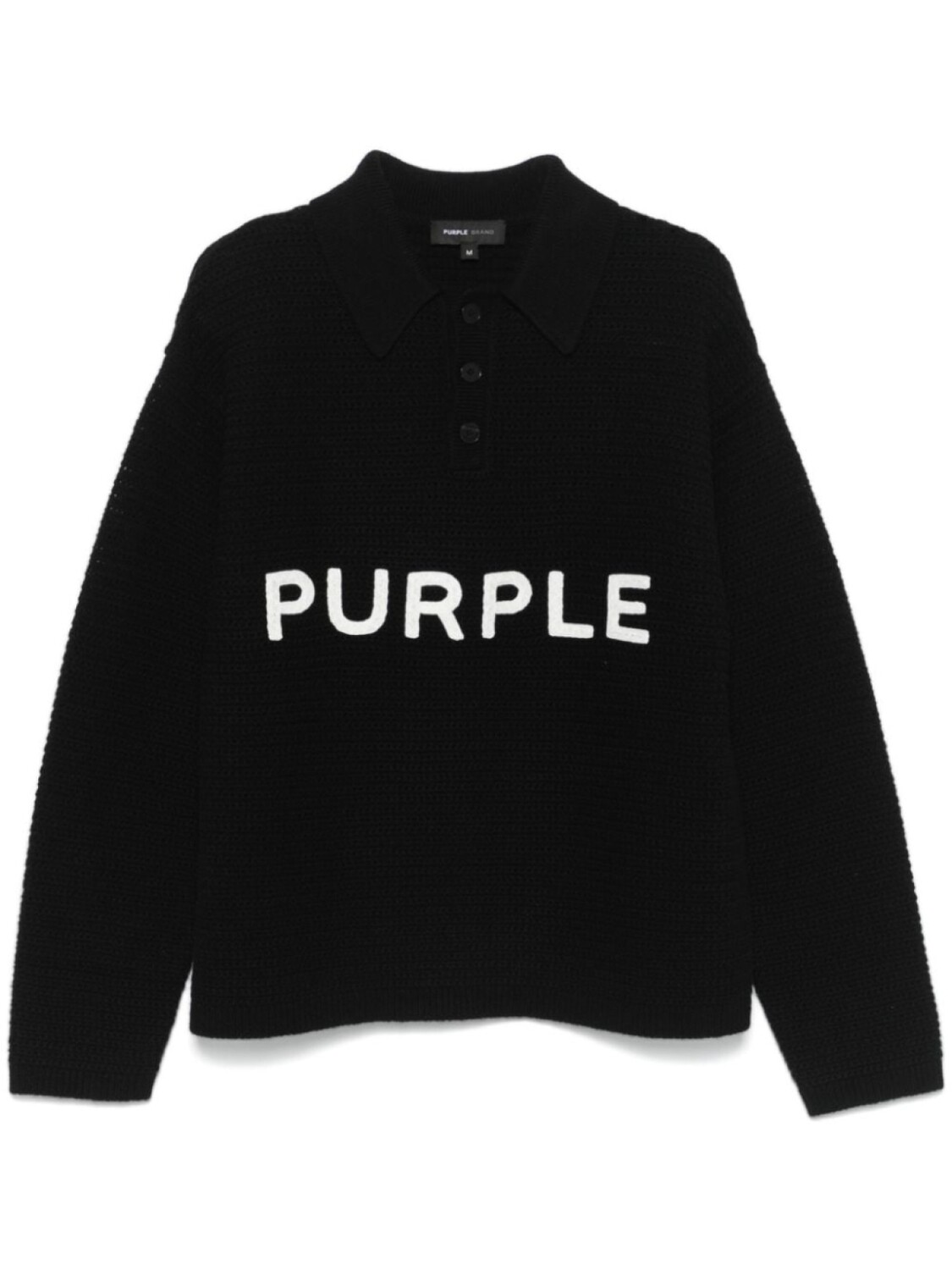 

Purple Brand трикотажное поло с логотипом, черный