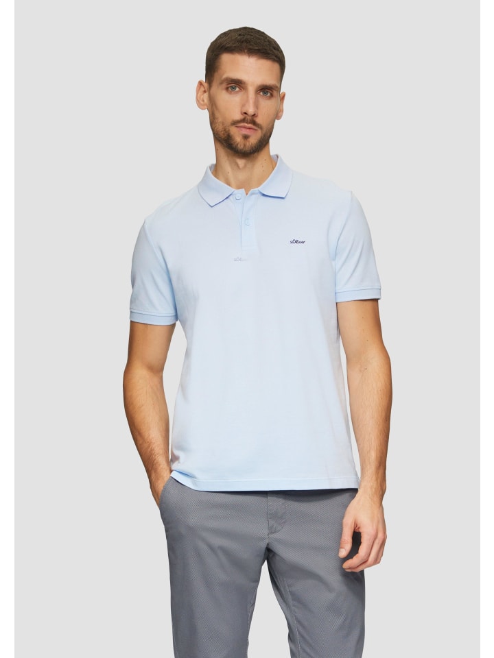 

Футболка s.Oliver Polo-Shirt kurzarm, синий