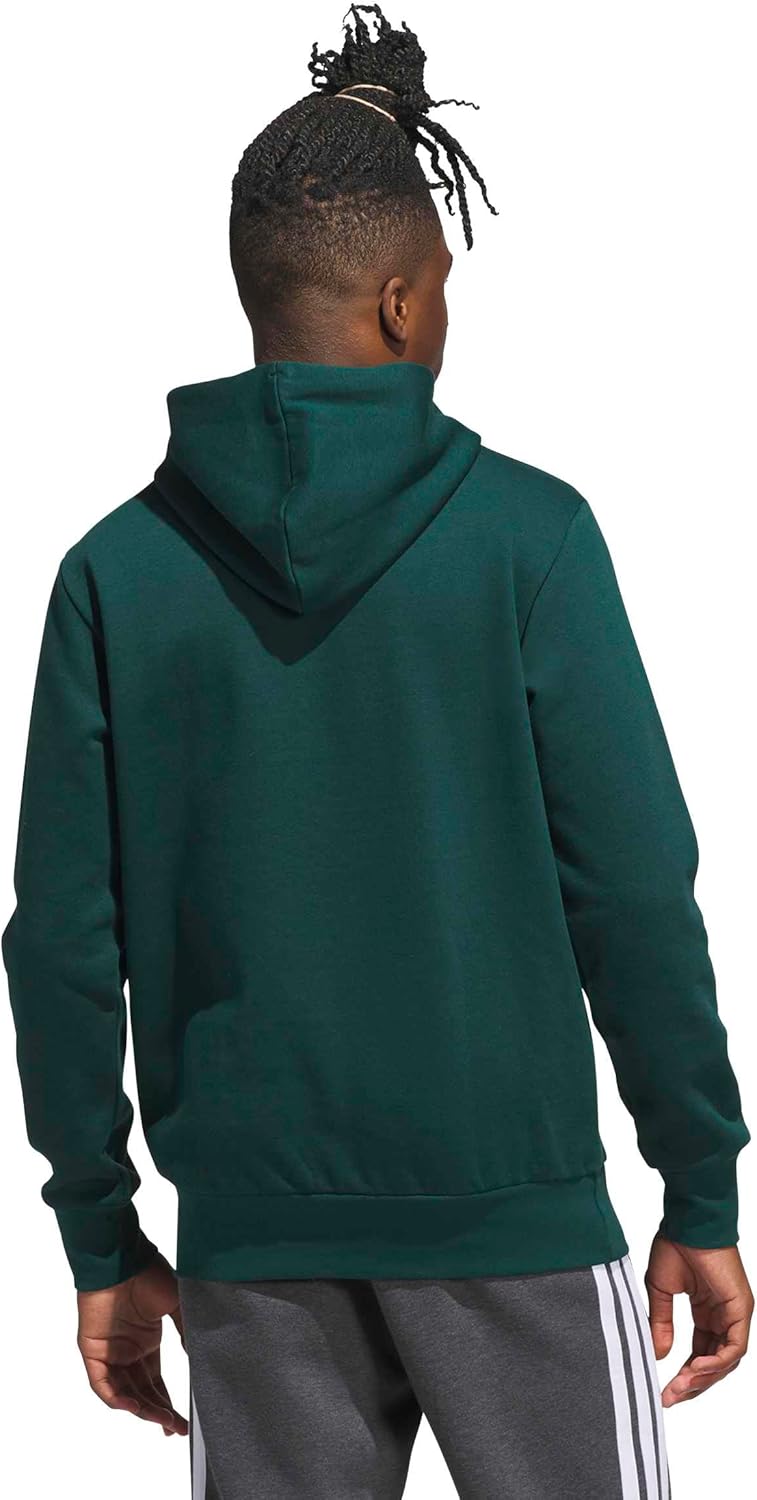 Мужская толстовка Adidas JVH78 Sweat Club, цвет Aurora Ivy (JN2513) — фото 2