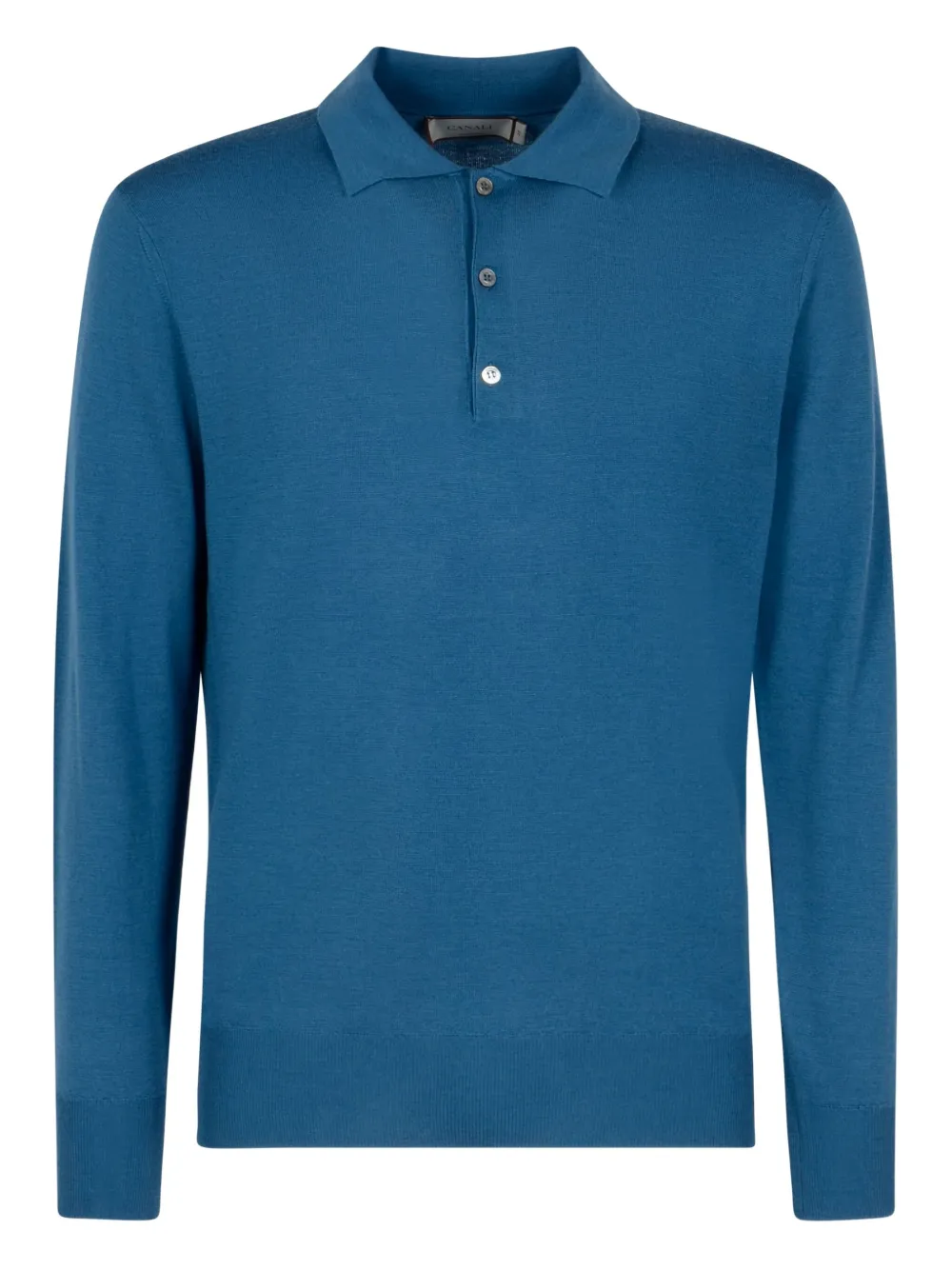 

Рубашка-поло на пуговицах Canali, синий
