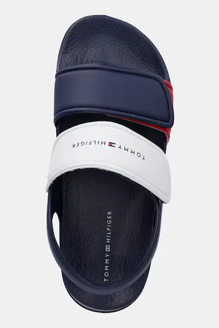 Сандалии детские на липучке Tommy Hilfiger, синий — фото 4